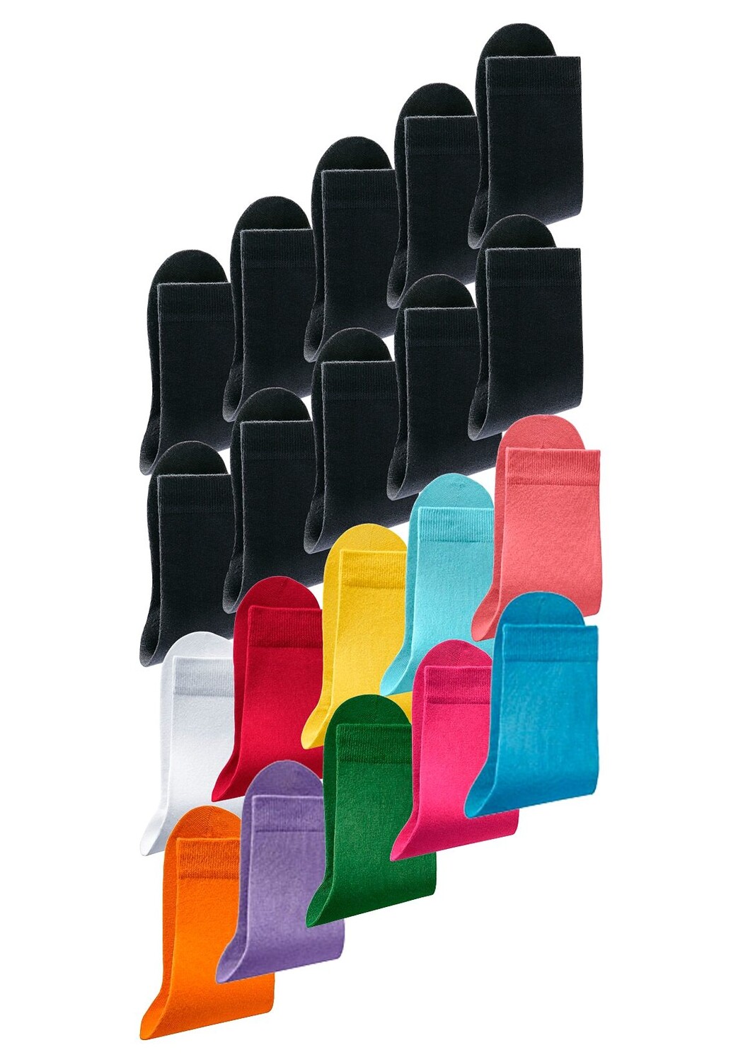 Носки GO IN Basic, цвет 10x bunt, 10x schwarz
Носки GO IN Basic, цвет 10x bunt, 10x schwarz