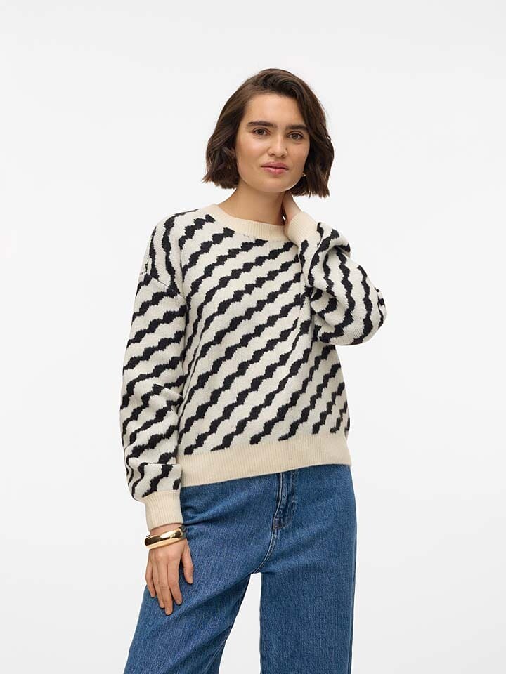 Пуловер Vero Moda Pullover, цвет Creme/Schwarz
Пуловер Vero Moda Pullover, цвет Creme/Schwarz
