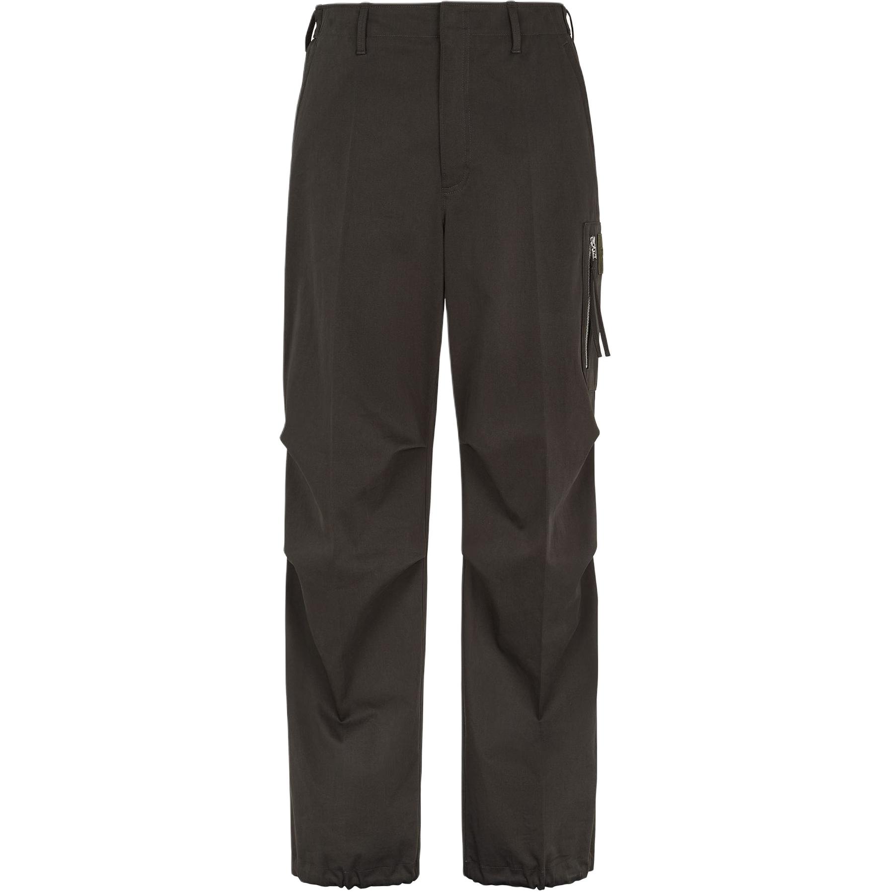 Брюки прямого кроя с логотипом FENDI, зеленые
Брюки прямого кроя с логотипом FENDI, зеленые