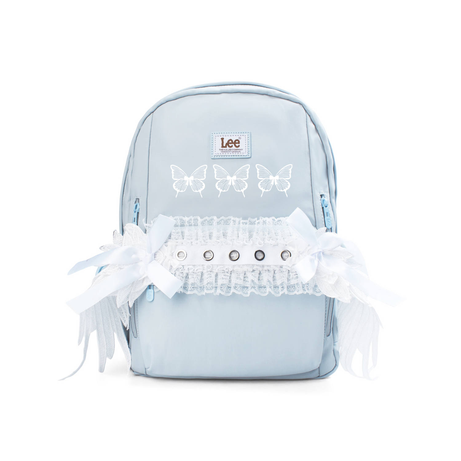 Lee Тканевый рюкзак средний унисекс голубой конфетный, Sweet Dream Butterfly Shadow
Lee Тканевый рюкзак средний унисекс голубой конфетный, Sweet Dream Butterfly Shadow