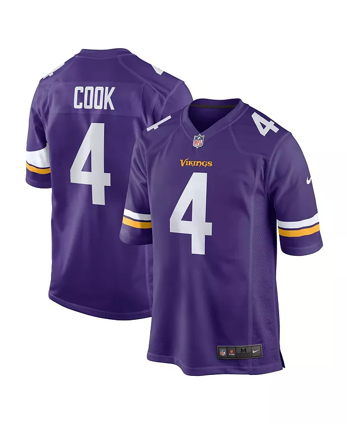 Мужская игровая футболка Dalvin Cook Minnesota Vikings Nike, фиолетовый 
Мужская игровая футболка Dalvin Cook Minnesota Vikings Nike, фиолетовый