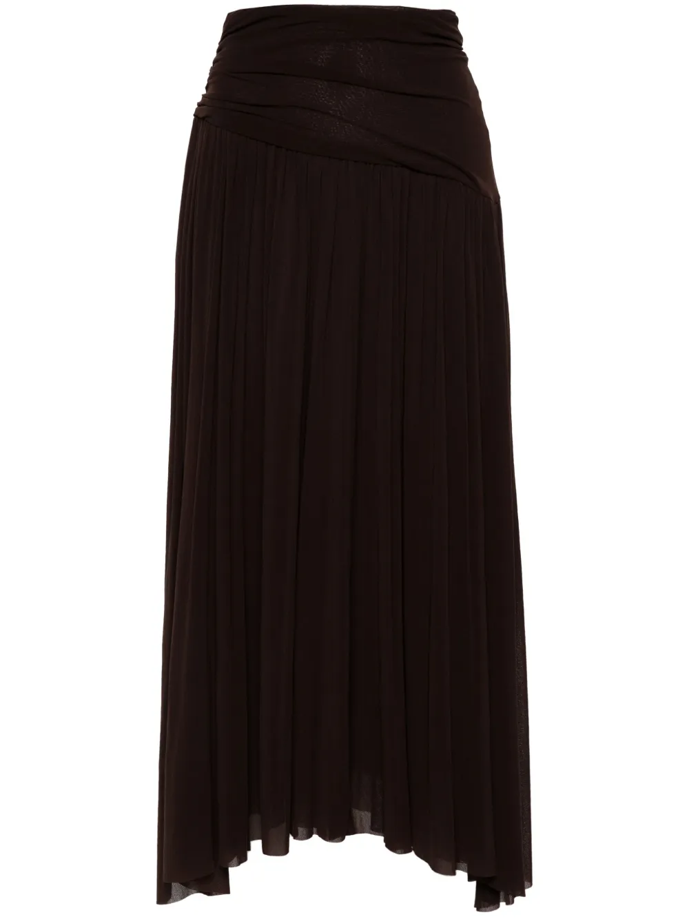 Юбка с драпировкой Philosophy Di Lorenzo Serafini, коричневый 
Юбка с драпировкой Philosophy Di Lorenzo Serafini, коричневый