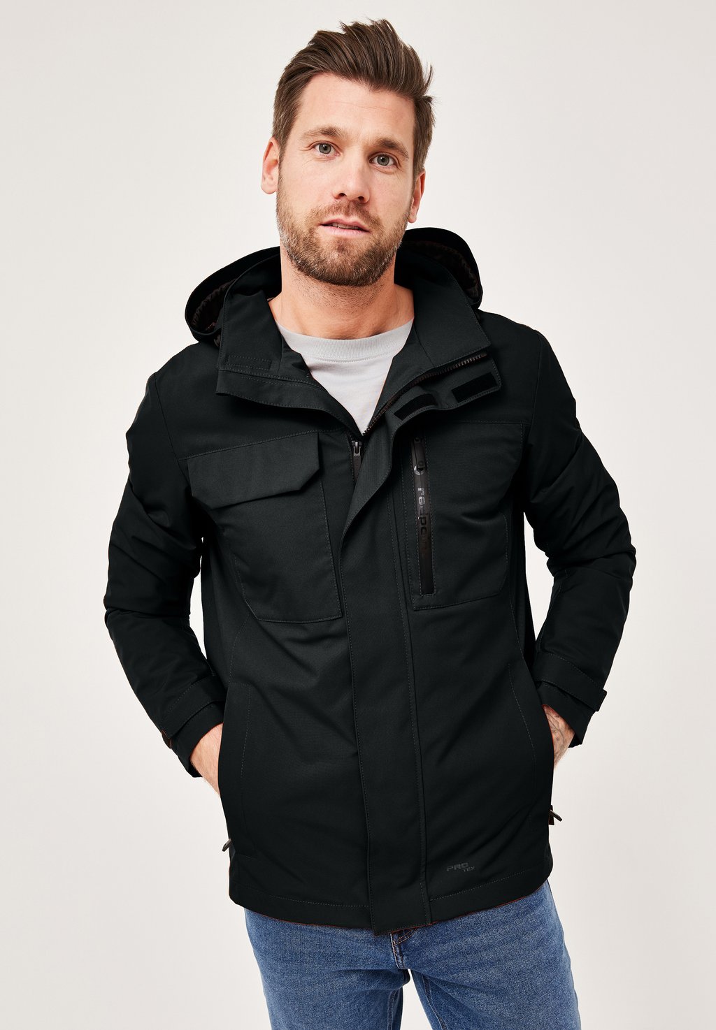 Водонепроницаемая куртка MIT KAPUZE Redpoint, черный
Водонепроницаемая куртка MIT KAPUZE Redpoint, черный