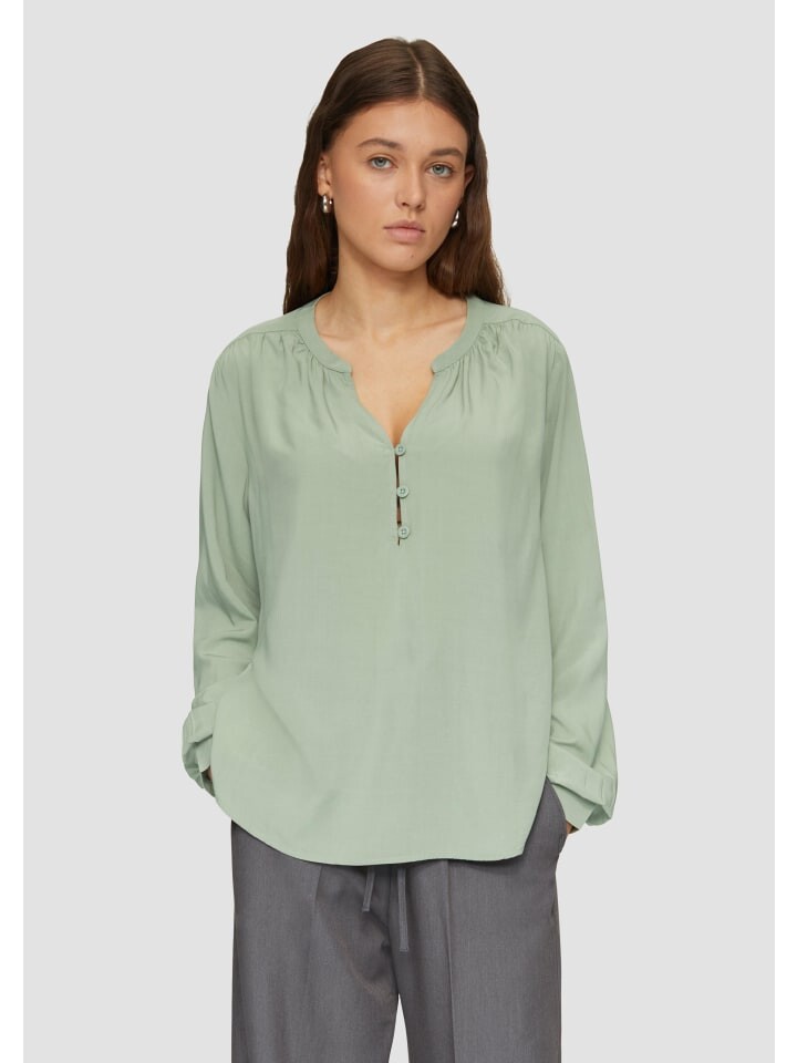 Блуза QS Bluse langarm, зеленый 
Блуза QS Bluse langarm, зеленый