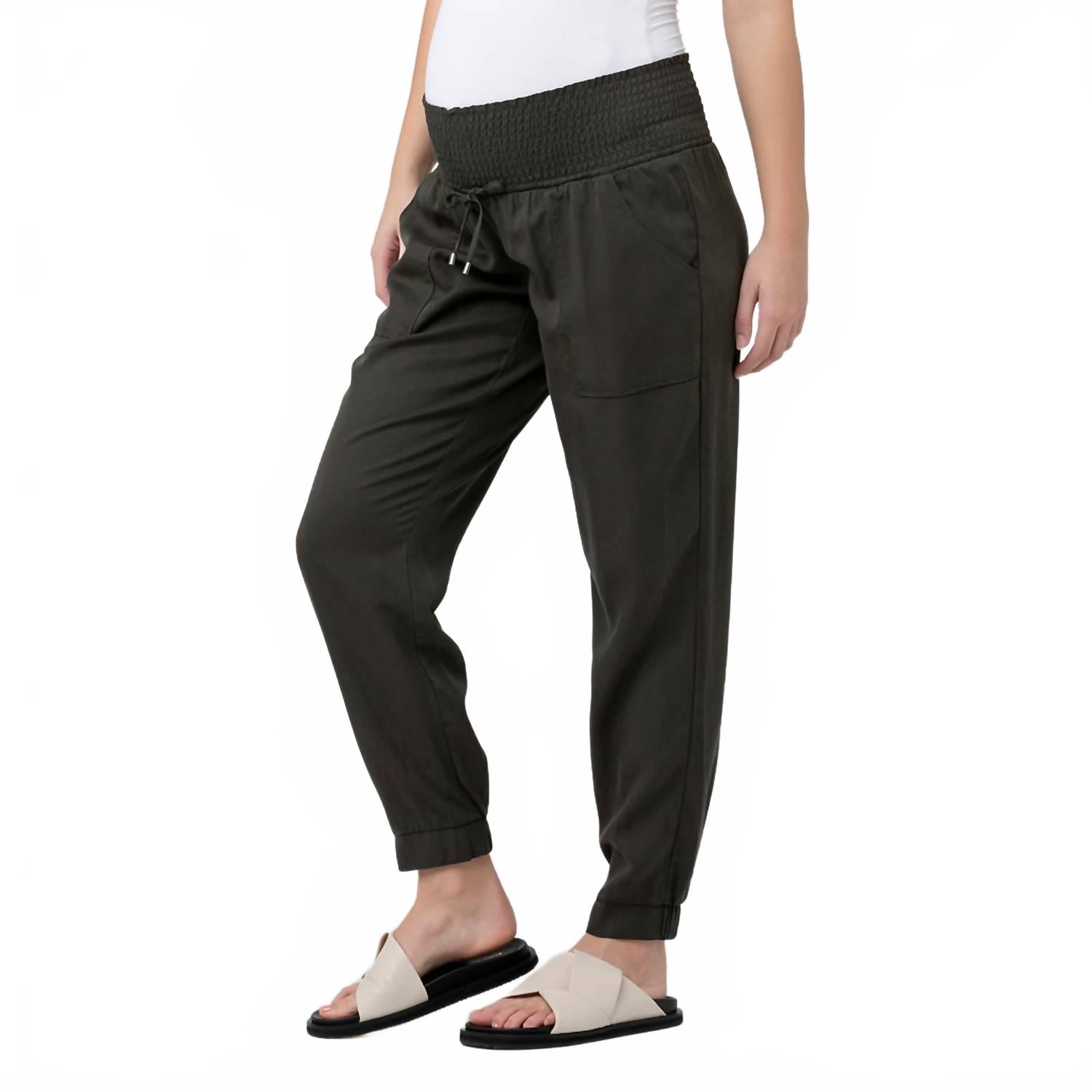 Tencel 'Off Duty' брюки-джоггеры для беременных в оливковом цвете Ripe
Tencel 'Off Duty' брюки-джоггеры для беременных в оливковом цвете Ripe