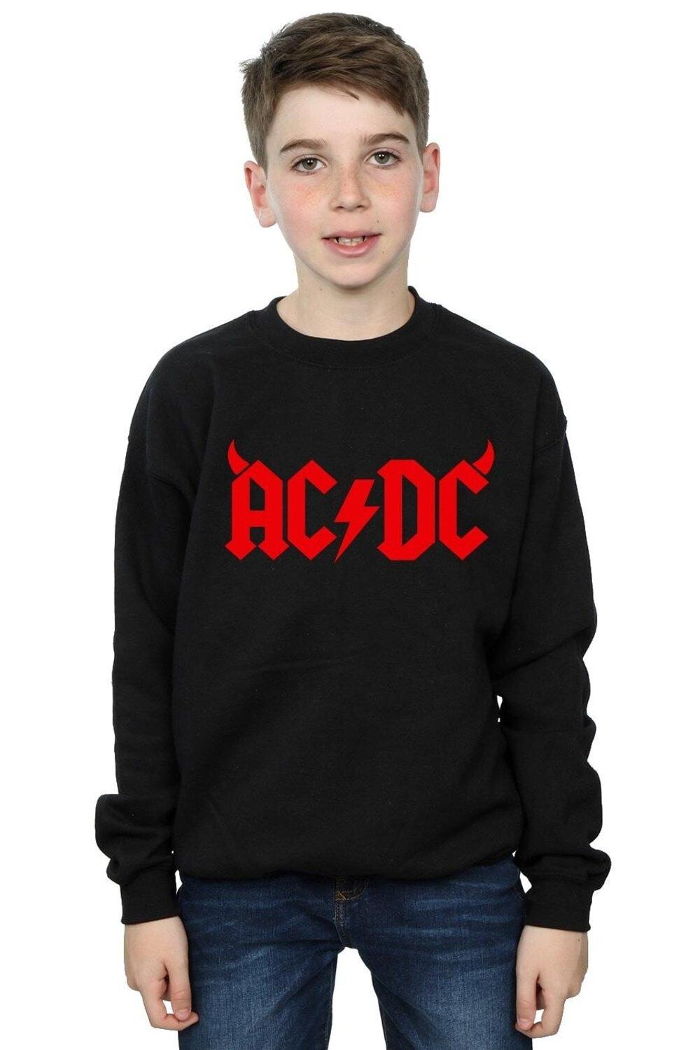 Толстовка с логотипом Horns AC/DC, черный 
Толстовка с логотипом Horns AC/DC, черный