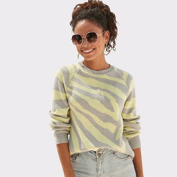 Женский свитер в полоску зебра Lascana
Женский свитер в полоску зебра Lascana