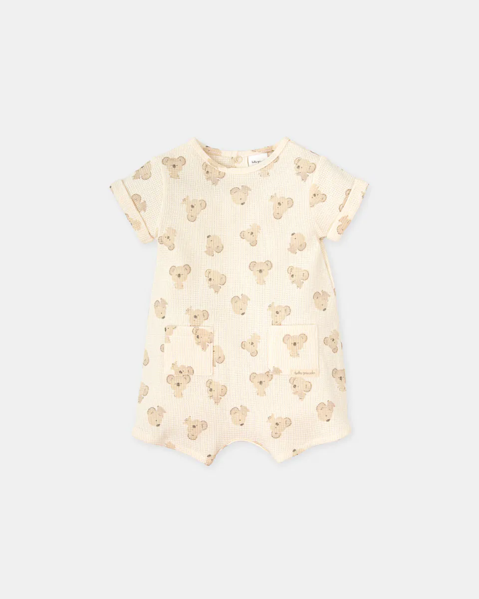 Короткий детский комбинезон с принтом экрю коала Tutto Piccolo, цвет Crudo
Короткий детский комбинезон с принтом экрю коала Tutto Piccolo, цвет Crudo