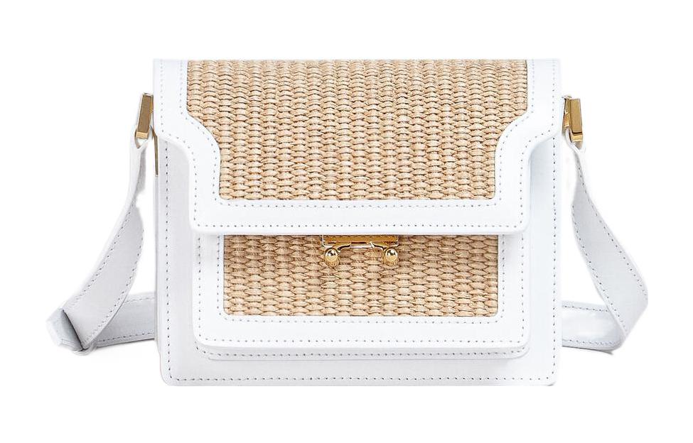 Кожаная сумка через плечо, женская белая MARNI
Кожаная сумка через плечо, женская белая MARNI