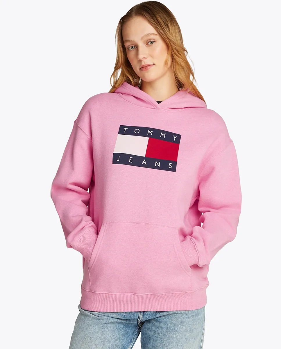 Женская толстовка с капюшоном и логотипом-флагом Tommy Jeans, цвет Rosa claro
Женская толстовка с капюшоном и логотипом-флагом Tommy Jeans, цвет Rosa claro