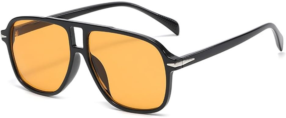 Мужские солнцезащитные очки-пилот в стиле ретро с двойной перемычкой, модные очки с заклепками, защита от УФ-излучения UV400, женские модные солнцезащитные очки с леопардовым принтом WNCKSQ, Black Orange
Мужские солнцезащитные очки-пилот в стиле ретро с двойной перемычкой, модные очки с заклепками, защита от УФ-излучения UV400, женские модные солнцезащитные очки с леопардовым принтом WNCKSQ, Black Orange