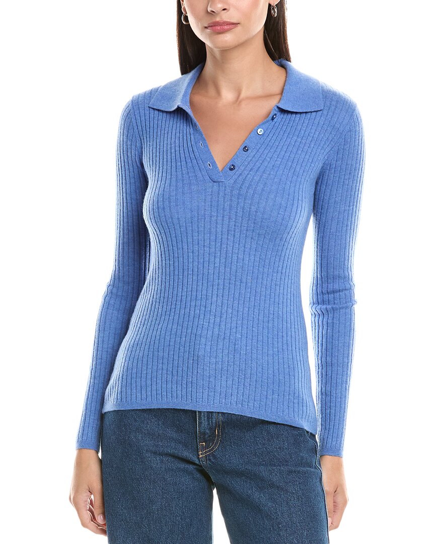 Кашемировый свитер поло THE CASHMERE PROJECT, синий
Кашемировый свитер поло THE CASHMERE PROJECT, синий