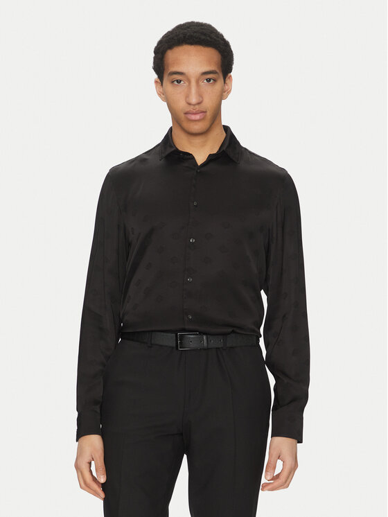 Рубашка очень узкого кроя Elisha02 50539726 Hugo, черный
Рубашка очень узкого кроя Elisha02 50539726 Hugo, черный