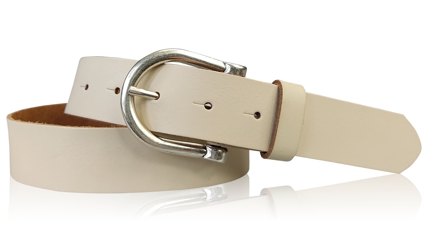 Кожаный ремень FRONHOFER, кремовый
Кожаный ремень FRONHOFER, кремовый