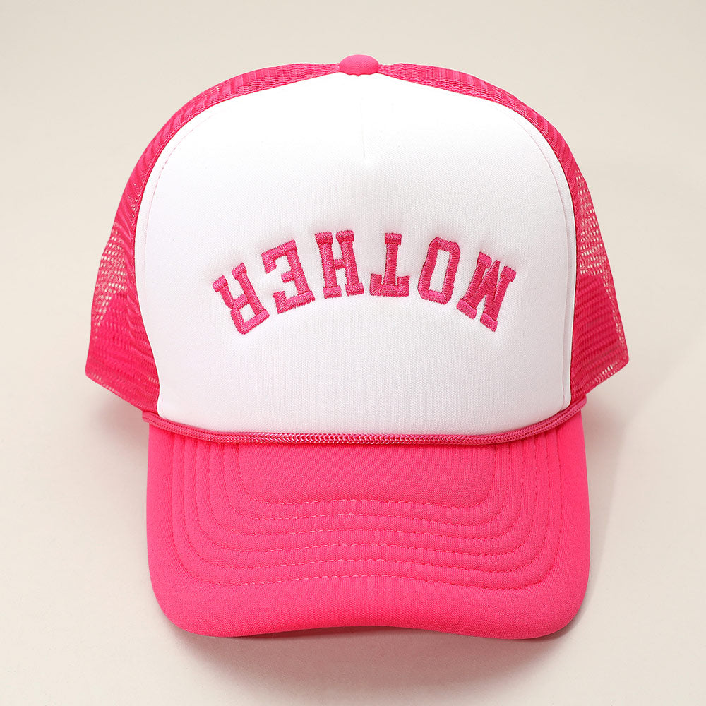 Бейсболка с вышитой надписью "Mother" и сетчатой задней частью FASHNZFAB, фуксия
Бейсболка с вышитой надписью "Mother" и сетчатой задней частью FASHNZFAB, фуксия