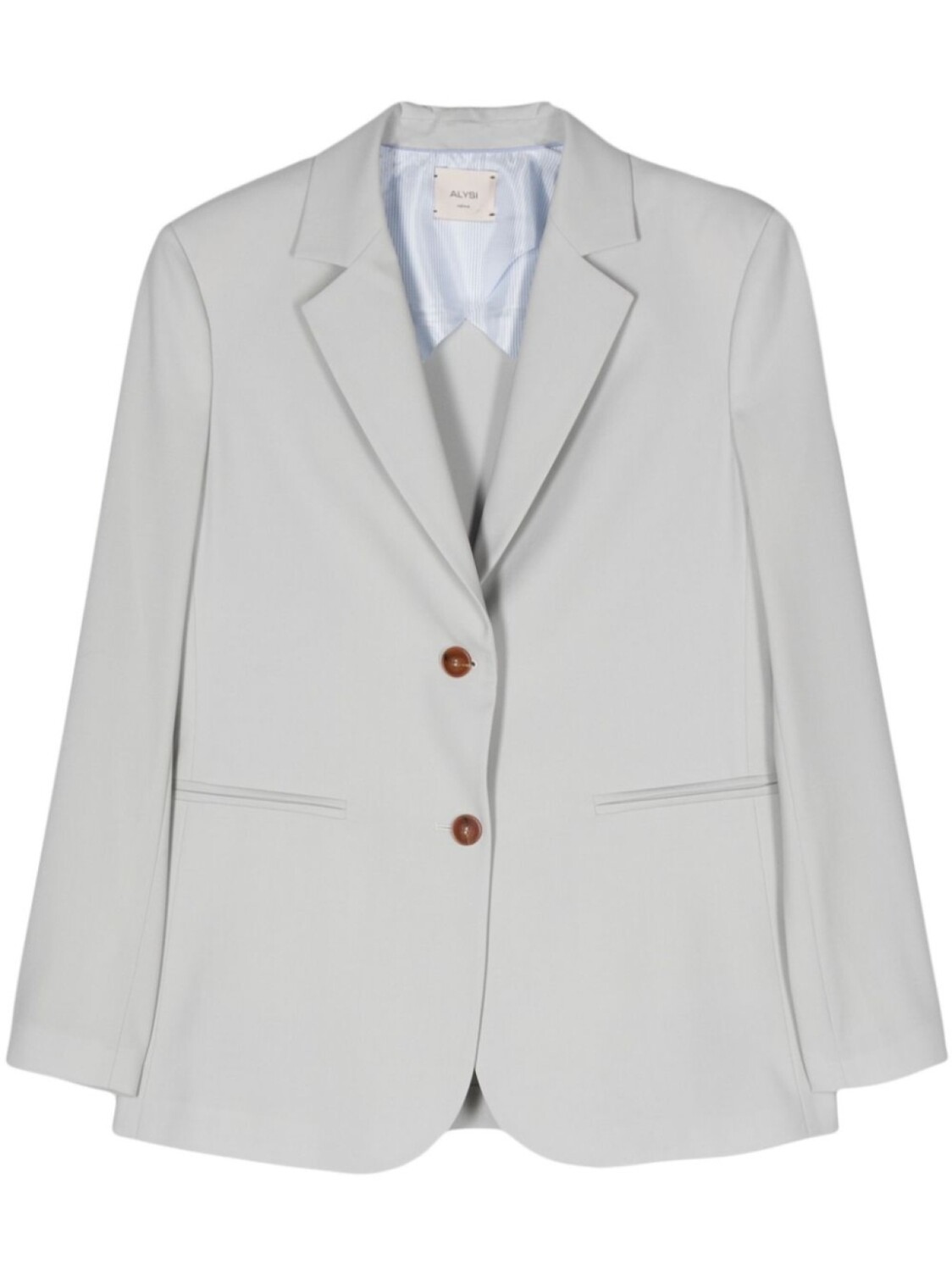 Пиджак с заостренными лацканами Alysi, серый
Пиджак с заостренными лацканами Alysi, серый