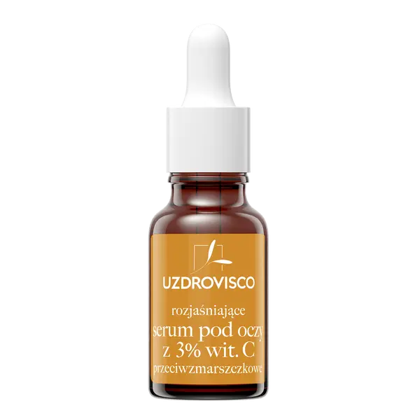 Осветляющая сыворотка для кожи вокруг глаз с 3% витамина С против морщин, 15 мл Uzdrovisco Świetlik
Осветляющая сыворотка для кожи вокруг глаз с 3% витамина С против морщин, 15 мл Uzdrovisco Świetlik