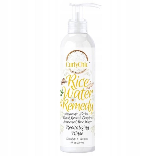 Ополаскиватель для риса, 239 мл Curly Chic, Rice Water Remedy Revitalizing Rinse
Ополаскиватель для риса, 239 мл Curly Chic, Rice Water Remedy Revitalizing Rinse