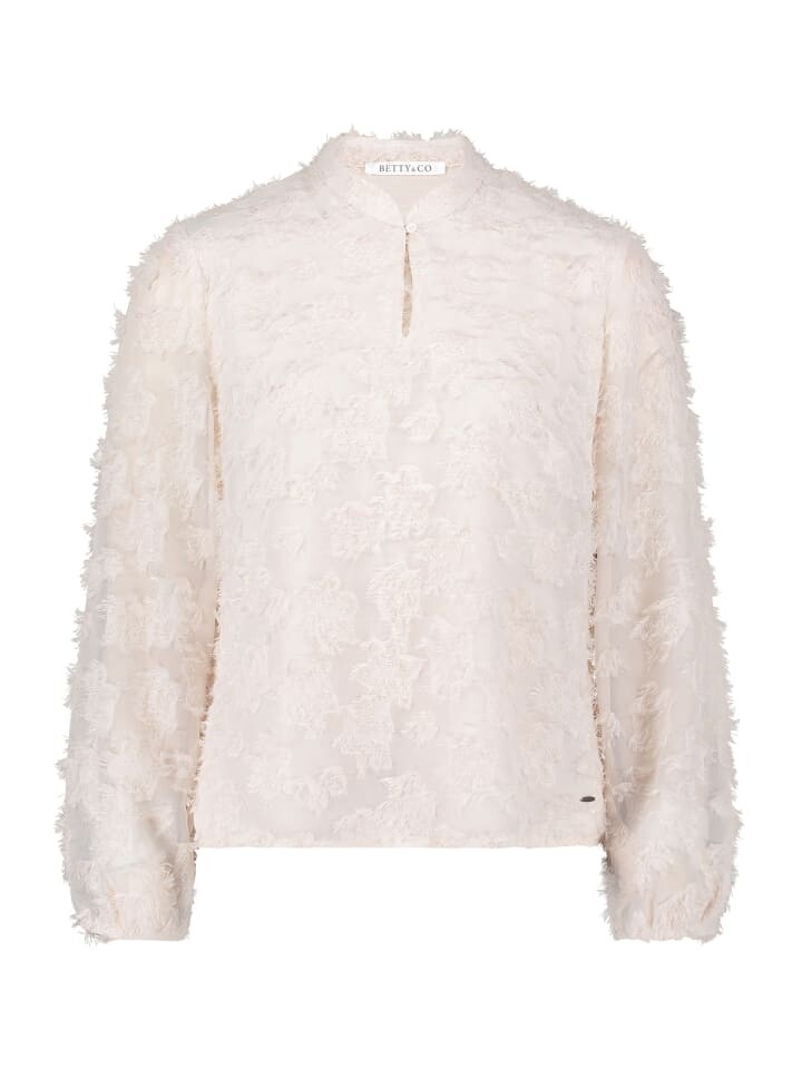 Блуза BETTY & CO Schlupfbluse mit Muster, цвет cream 
Блуза BETTY & CO Schlupfbluse mit Muster, цвет cream