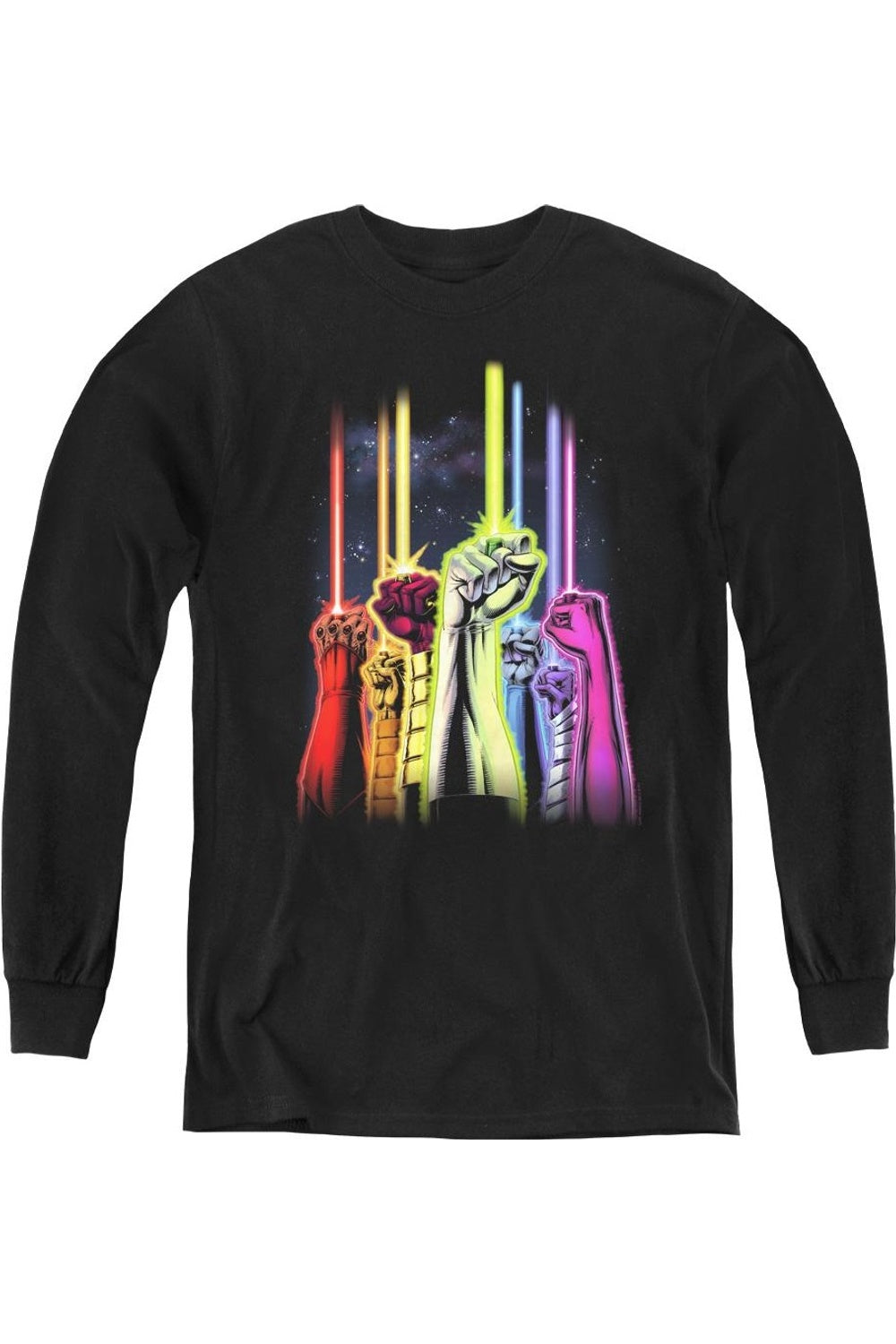 Футболка с длинным рукавом Green Lantern Rainbow Corps для детей Gildan
Футболка с длинным рукавом Green Lantern Rainbow Corps для детей Gildan