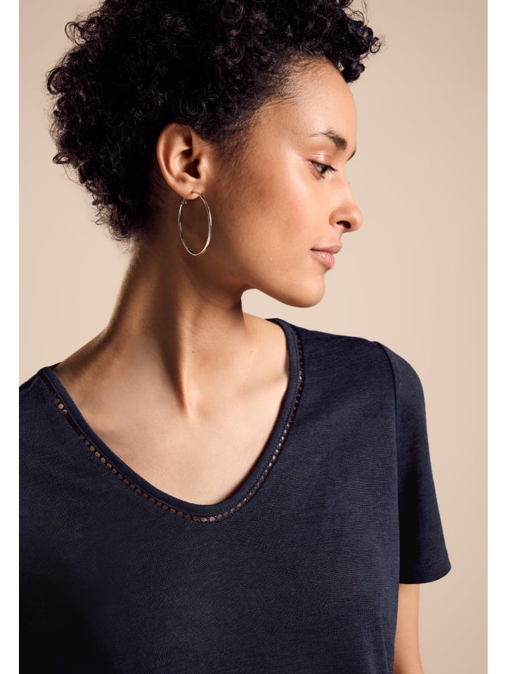 Футболка Street One, цвет leinenoptik' marineblau
Футболка Street One, цвет leinenoptik' marineblau