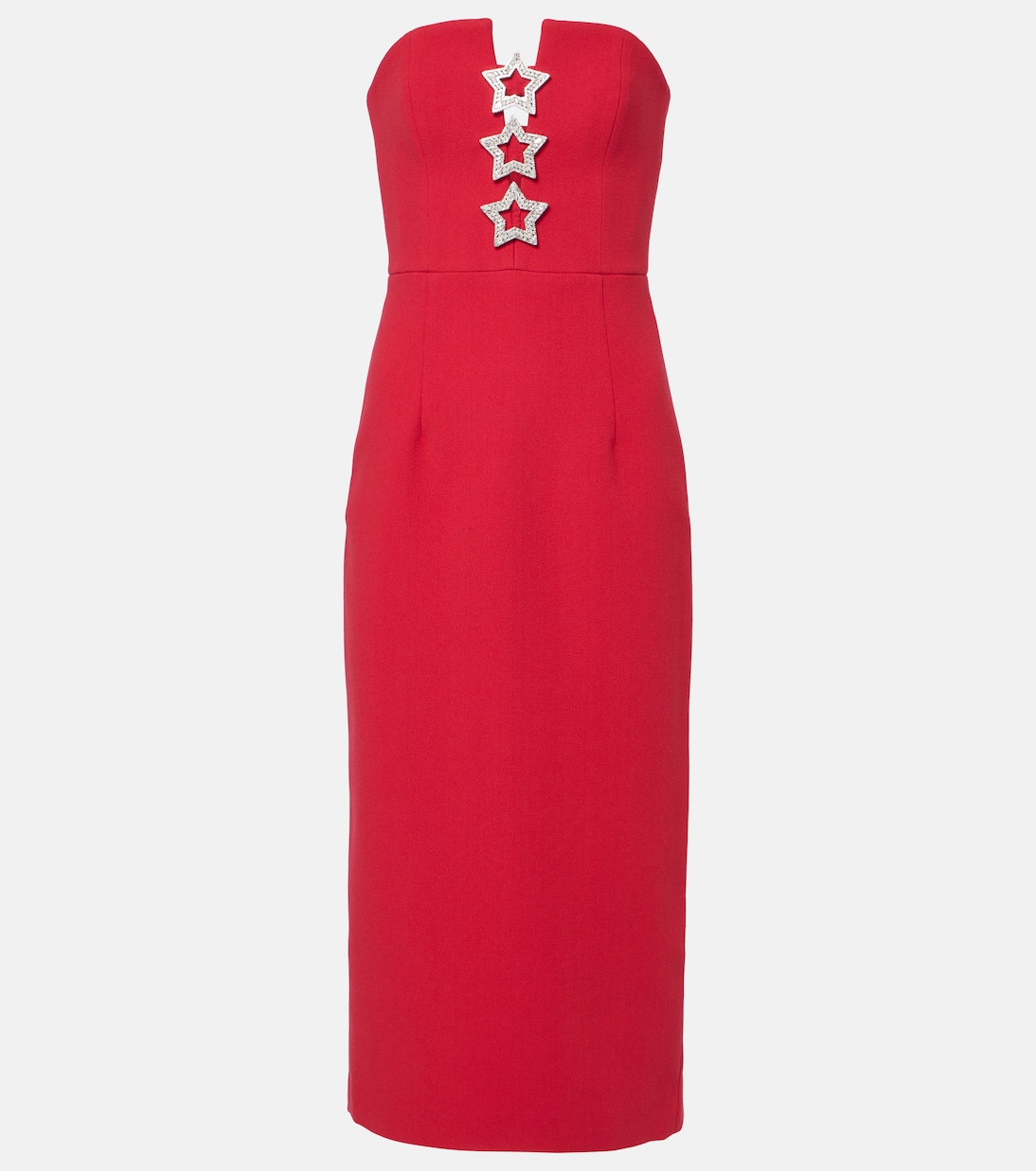 Платье миди из крепа без бретелек с декором Akari Rebecca Vallance, красный
Платье миди из крепа без бретелек с декором Akari Rebecca Vallance, красный