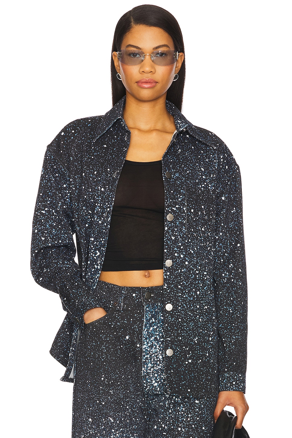 Украшенная рубашка Giuseppe Di Morabito, blue
Украшенная рубашка Giuseppe Di Morabito, blue