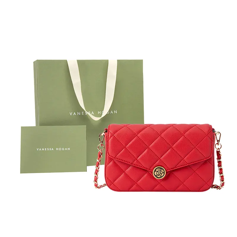 VANESSA HOGAN Сумка через плечо Lingge Series из натуральной кожи, Red
VANESSA HOGAN Сумка через плечо Lingge Series из натуральной кожи, Red