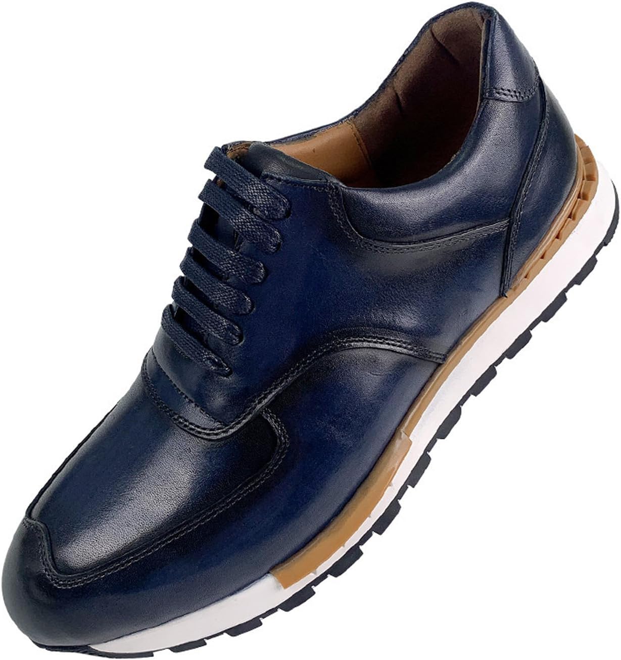 Кожаные кроссовки Santimon Mens - оксфордский стиль, деловая повседневная обувь, удобные и противоскользящие формальные туфли для работы и повседневной носки, синий
Кожаные кроссовки Santimon Mens - оксфордский стиль, деловая повседневная обувь, удобные и противоскользящие формальные туфли для работы и повседневной носки, синий