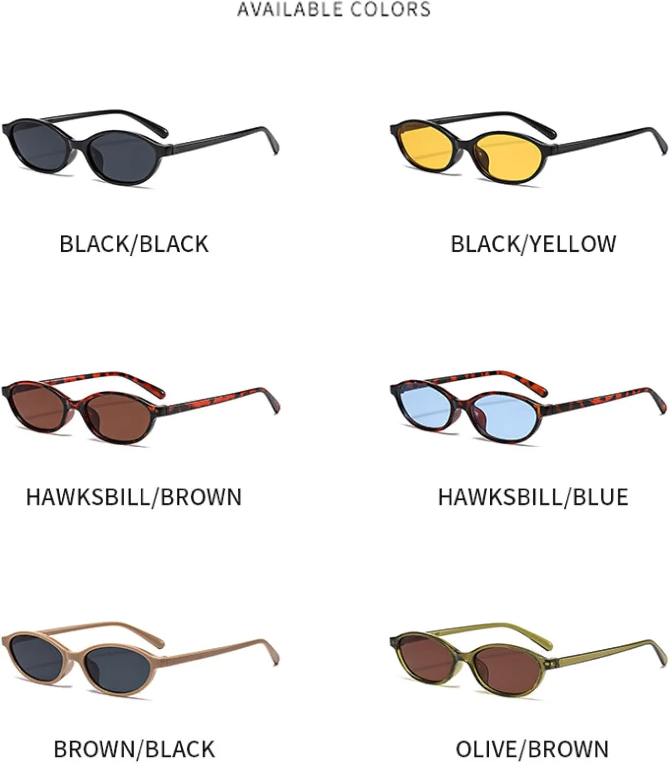 Солнцезащитные очки с защитой от УФ-излучения UV400 | Маленькая овальная оправа | Для женщин и мужчин | Для занятий спортом на открытом воздухе и вождения DSVIGF, 02
Солнцезащитные очки с защитой от УФ-излучения UV400 | Маленькая овальная оправа | Для женщин и мужчин | Для занятий спортом на открытом воздухе и вождения DSVIGF, 02