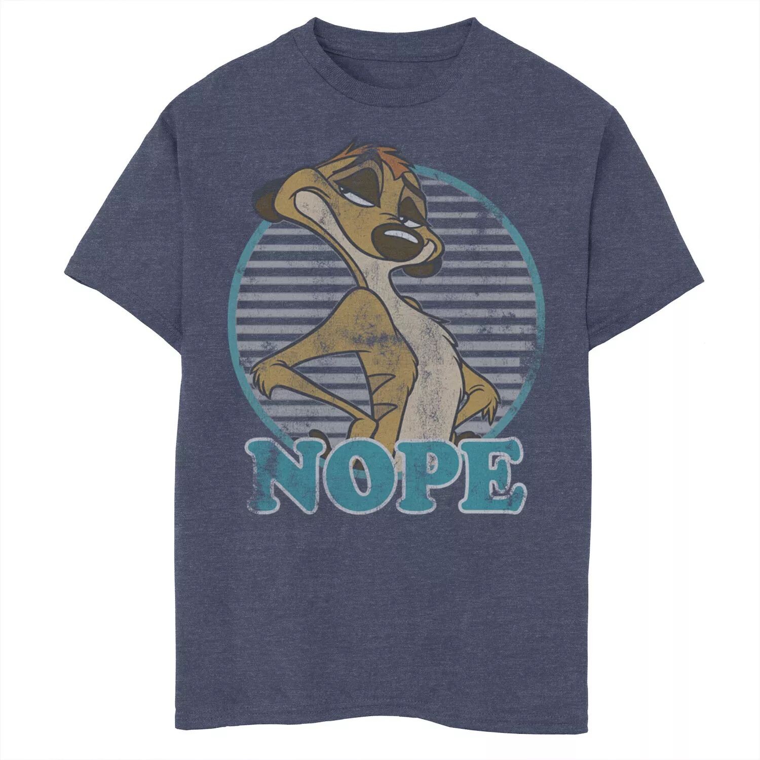 Футболка в полоску с круглым вырезом Disney's The Lion King для мальчиков 8–20 лет с винтажным рисунком Timon Nope Disney
Футболка в полоску с круглым вырезом Disney's The Lion King для мальчиков 8–20 лет с винтажным рисунком Timon Nope Disney