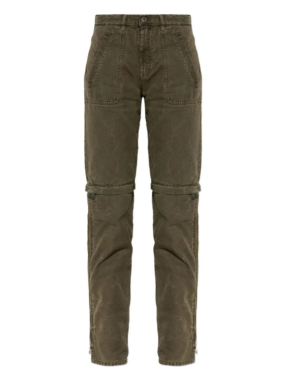 Брюки с молниями Blumarine, зеленый
Брюки с молниями Blumarine, зеленый