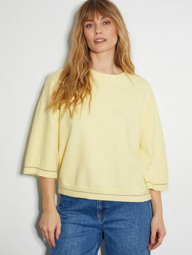 Джемпер coleen с круглым вырезом Monsoon, желтый
Джемпер coleen с круглым вырезом Monsoon, желтый