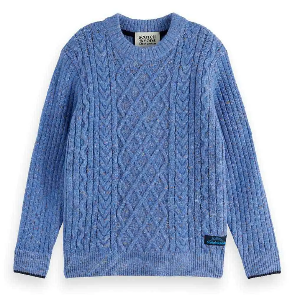 Свитер Scotch & Soda Regular Fit Cable Knitted, синий
Свитер Scotch & Soda Regular Fit Cable Knitted, синий