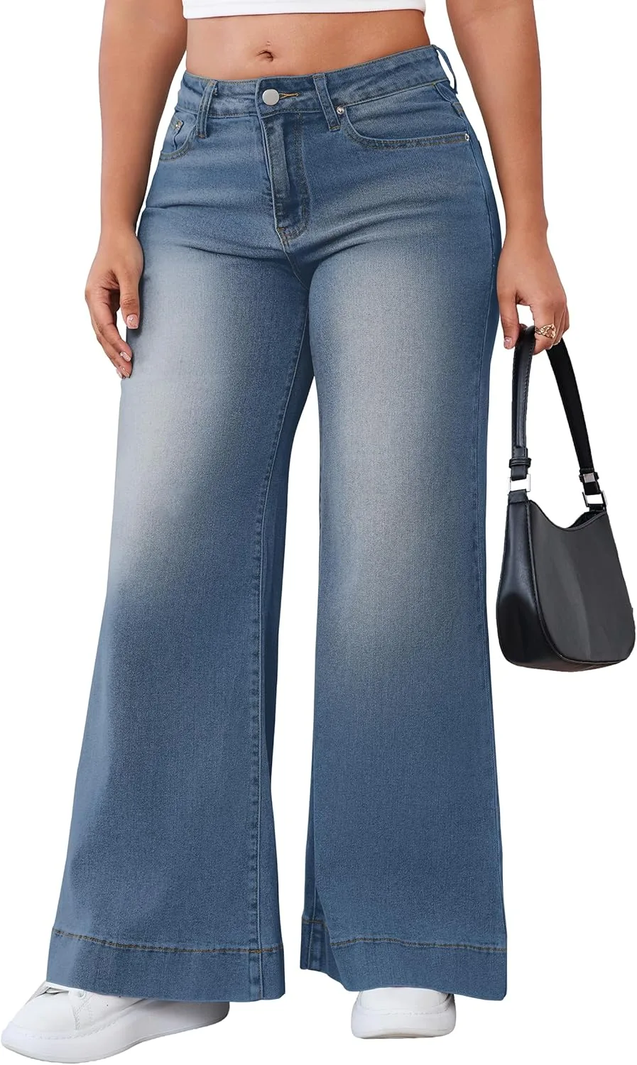 PerZeal женские джинсы-клеш с карманом
PerZeal женские джинсы-клеш с карманом