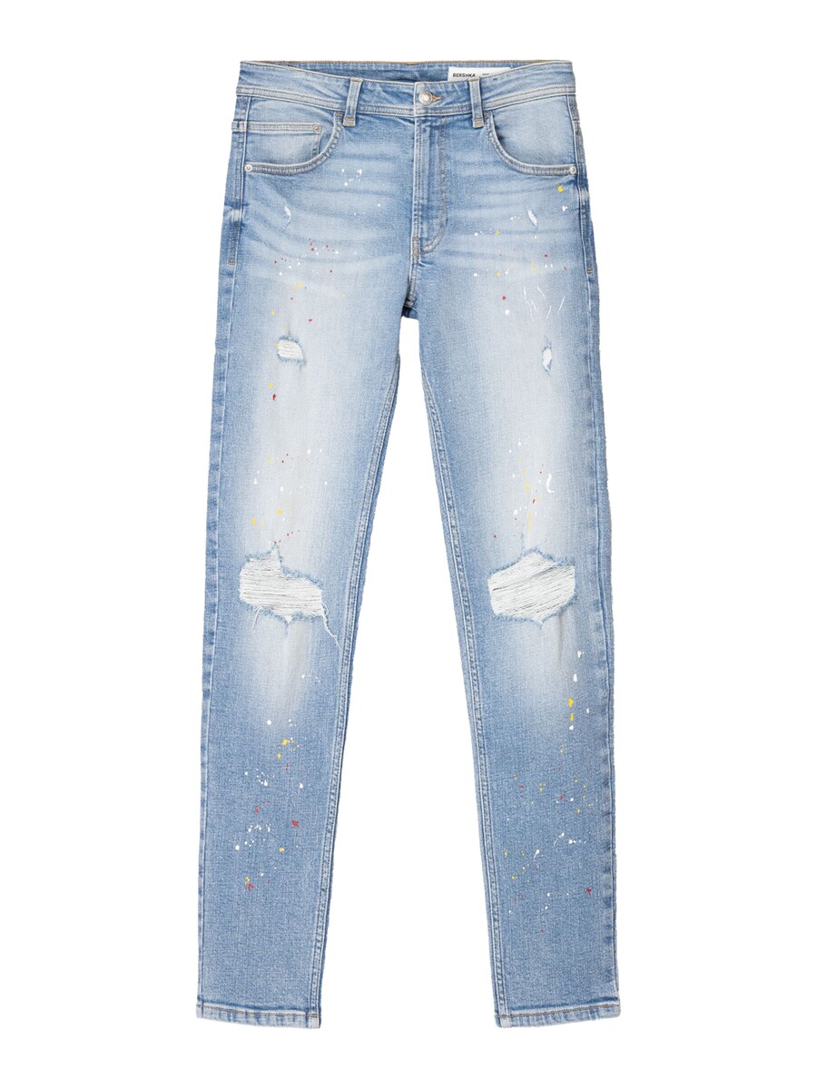Узкие джинсы Bershka, синий
Узкие джинсы Bershka, синий