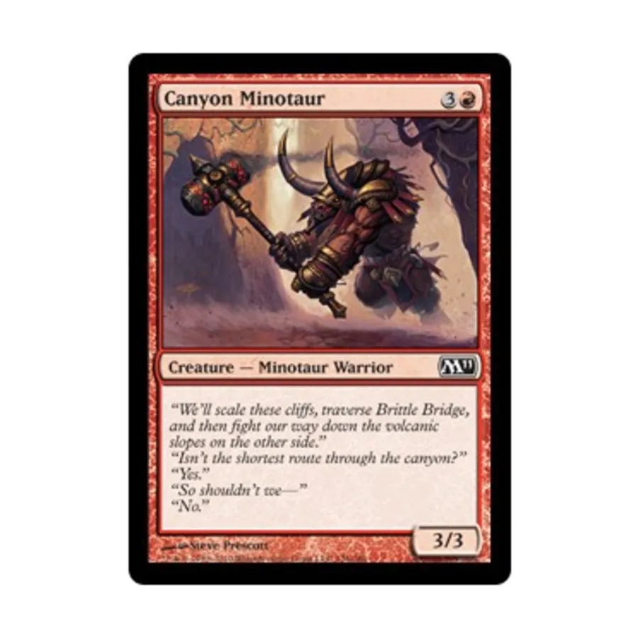 CCG Каньон Минотавр (C) (Фольга), MTG - Magic 2011
CCG Каньон Минотавр (C) (Фольга), MTG - Magic 2011