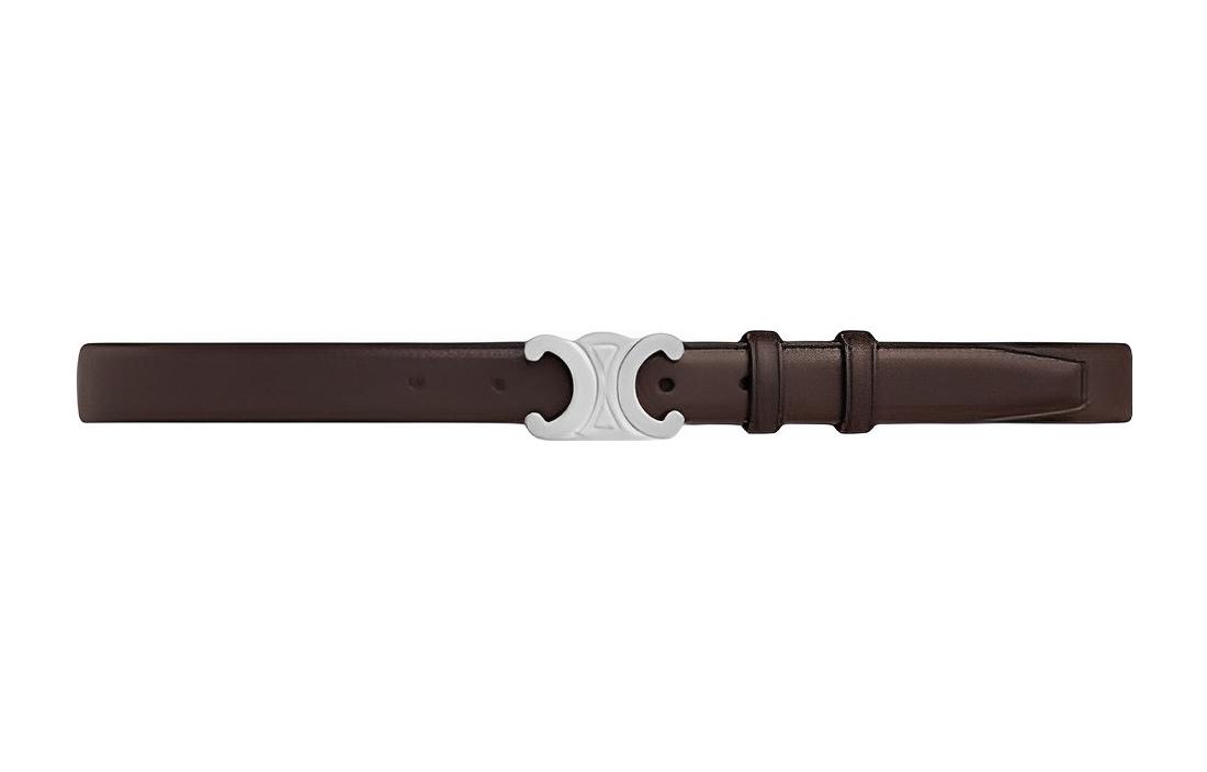 Средний пояс Triomphe из натуральной телячьей кожи CELINE, коричневый
Средний пояс Triomphe из натуральной телячьей кожи CELINE, коричневый