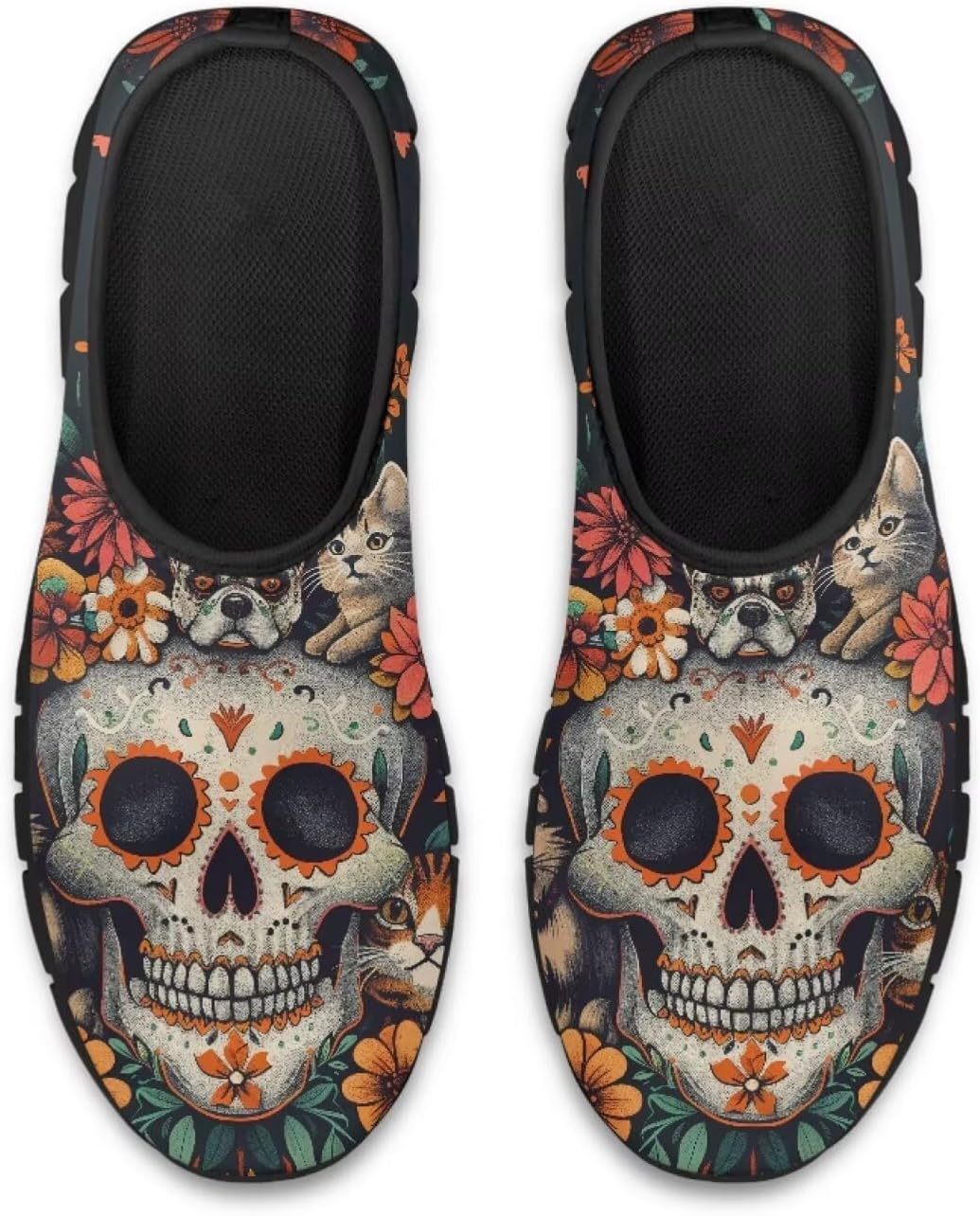 Кроссовки Forchrinse для женщин и мужчин, низкие домашние лоферы, легкие обувь для бега, уличная обувь, Skull Flower
Кроссовки Forchrinse для женщин и мужчин, низкие домашние лоферы, легкие обувь для бега, уличная обувь, Skull Flower