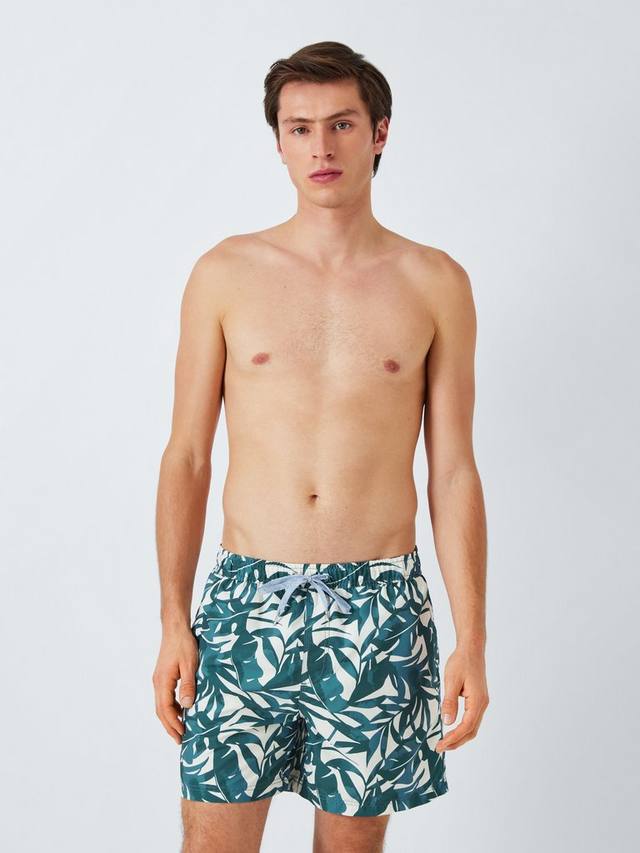Плавательные шорты с рисунком из переработанных листьев John Lewis, синий
Плавательные шорты с рисунком из переработанных листьев John Lewis, синий