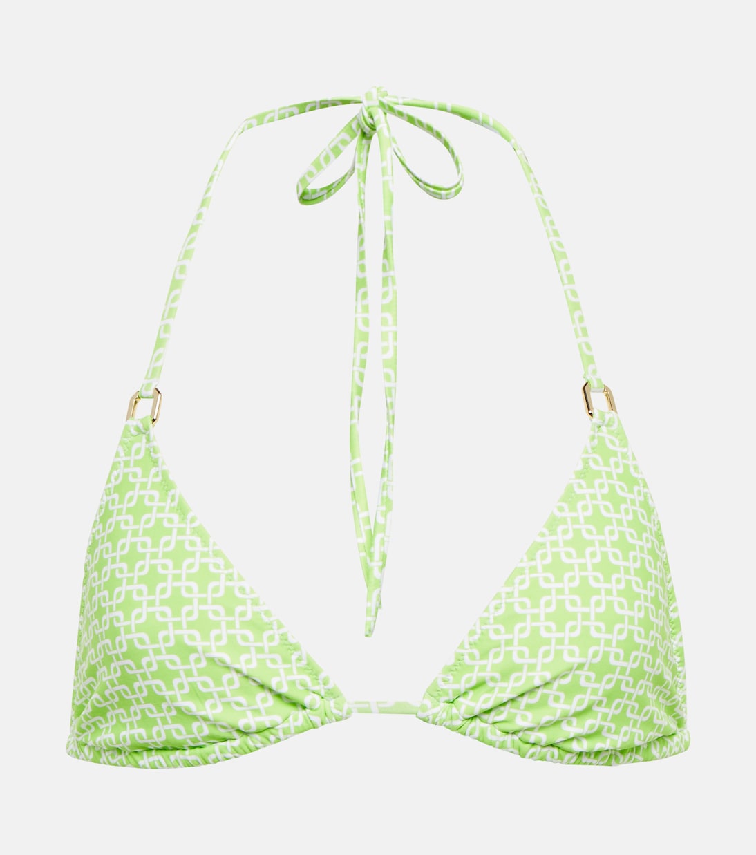 Треугольный бикини-топ с принтом Key West Melissa Odabash, Links Lime
Треугольный бикини-топ с принтом Key West Melissa Odabash, Links Lime
