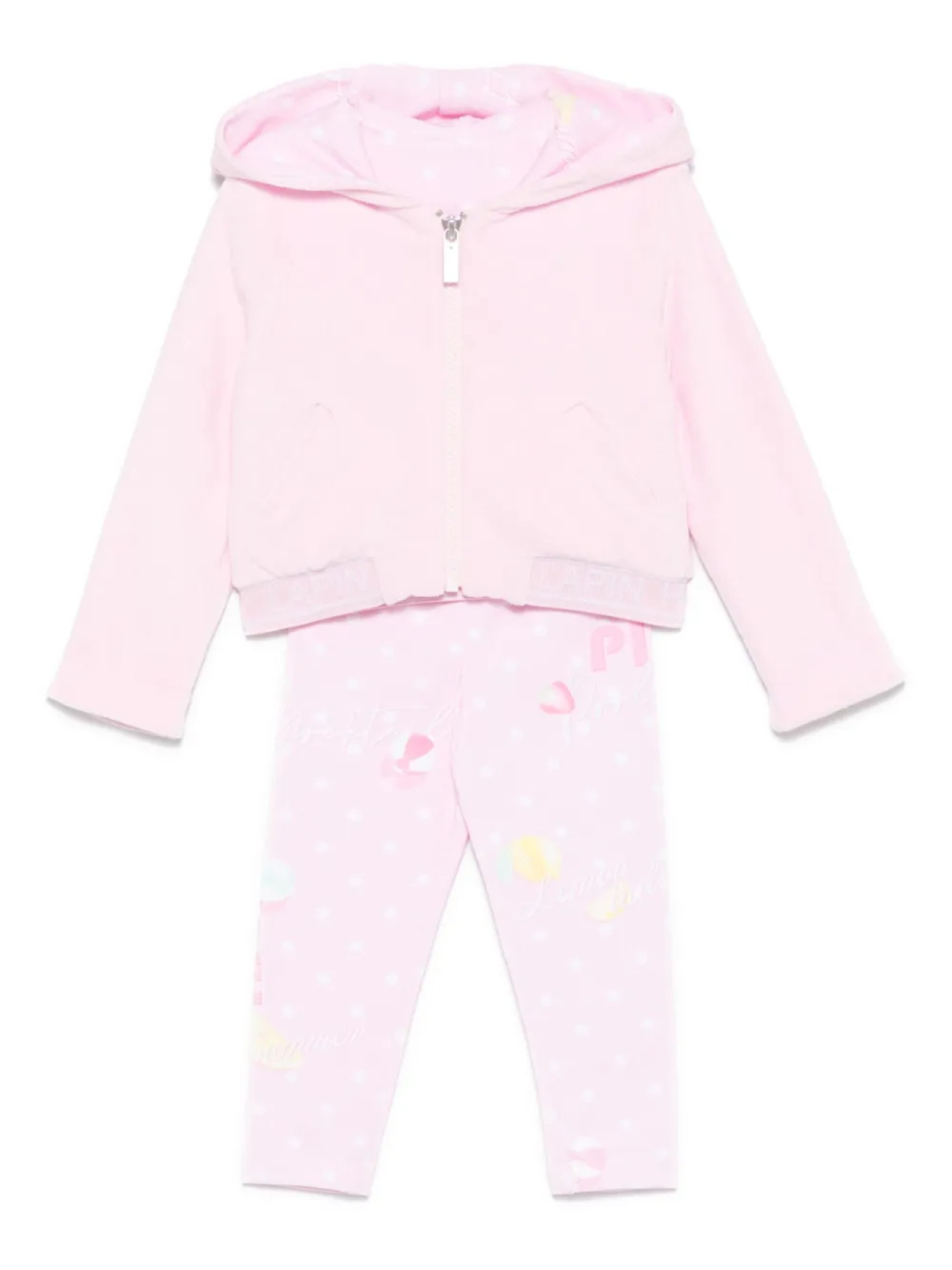 Спортивный костюм с графичным принтом Lapin House, розовый 
Спортивный костюм с графичным принтом Lapin House, розовый