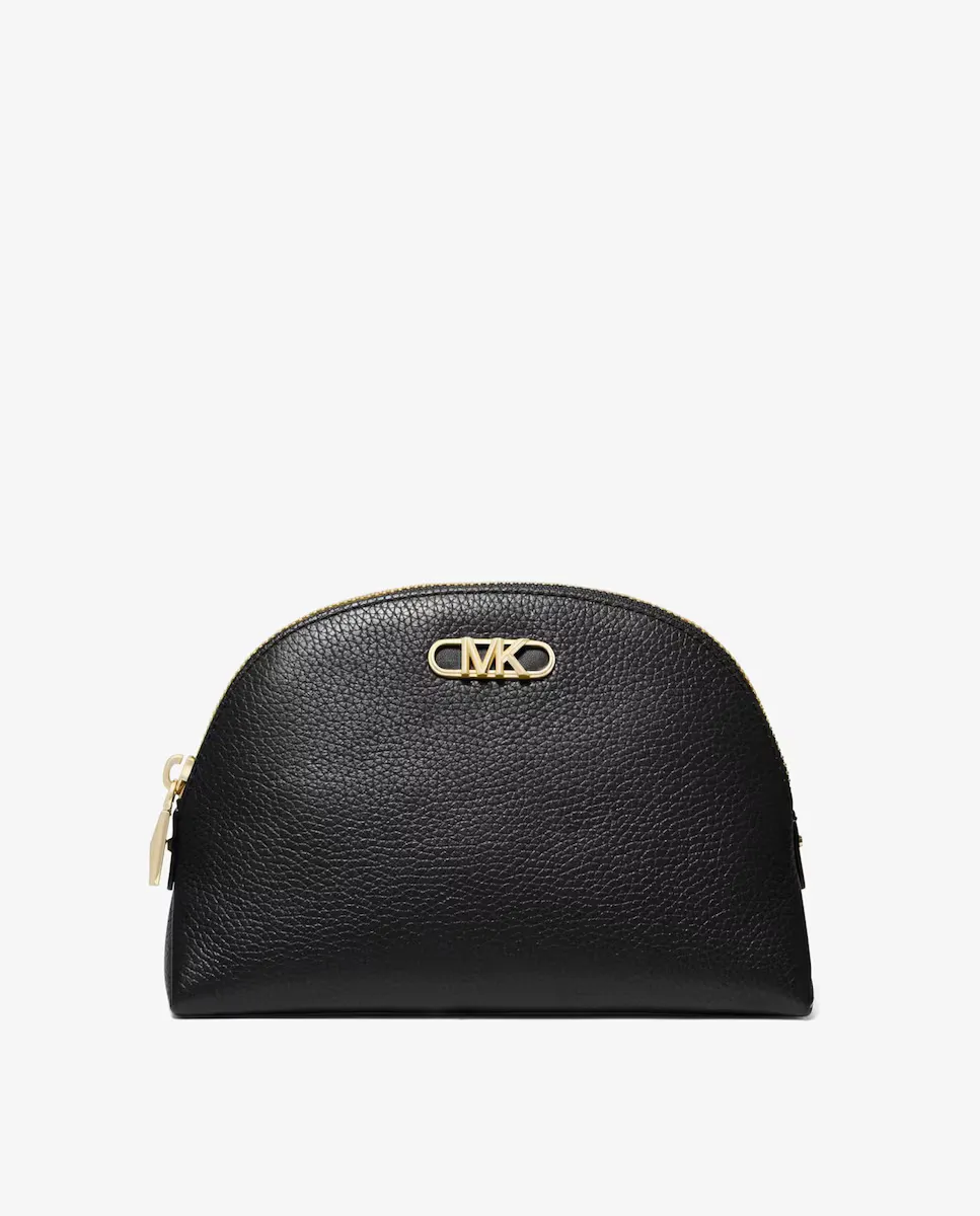 Женская кожаная косметичка на молнии Michael Michael Kors, черный
Женская кожаная косметичка на молнии Michael Michael Kors, черный