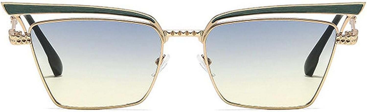 Солнцезащитные очки COTIA в стиле «кошачий глаз» для женщин и мужчин, модные, с полой металлической оправой, в стиле Y2K, уникальные солнцезащитные очки в форме «кошачьего глаза», Green
Солнцезащитные очки COTIA в стиле «кошачий глаз» для женщин и мужчин, модные, с полой металлической оправой, в стиле Y2K, уникальные солнцезащитные очки в форме «кошачьего глаза», Green