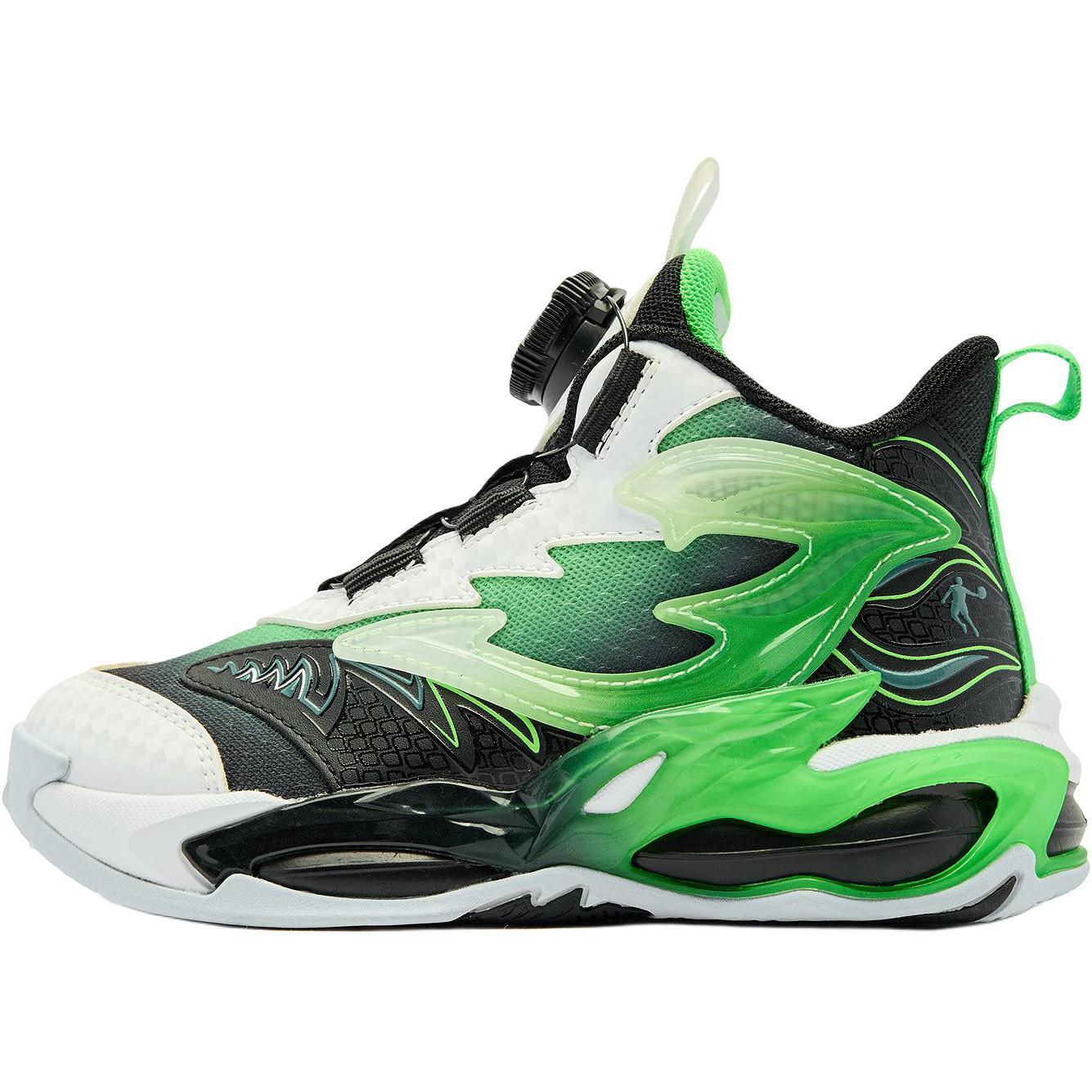 Детские баскетбольные кроссовки с противоскользящей подошвой и износостойким верхом для детей 3–7 лет QIAODAN, черный/зеленый
Детские баскетбольные кроссовки с противоскользящей подошвой и износостойким верхом для детей 3–7 лет QIAODAN, черный/зеленый