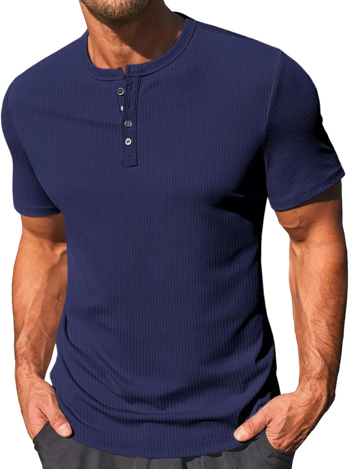 Runcati мужская хенли футболка с коротким рукавом, slim fit
Runcati мужская хенли футболка с коротким рукавом, slim fit