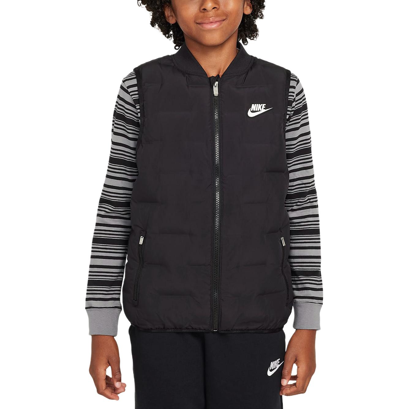 Пуховая жилетка черная для подростков Nike
Пуховая жилетка черная для подростков Nike