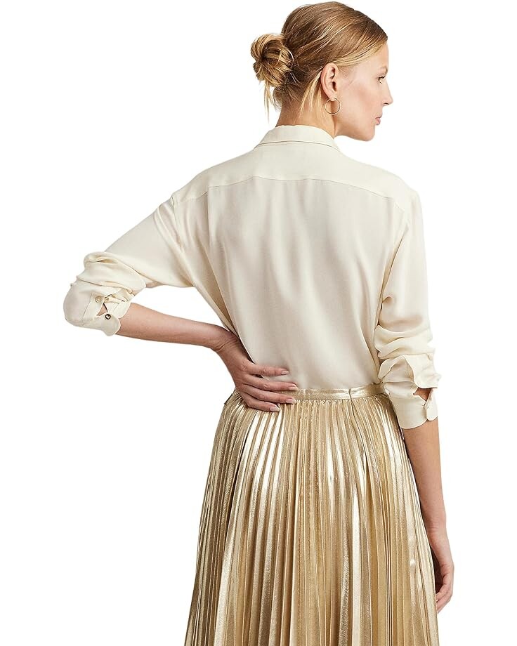 Рубашка LAUREN Ralph Lauren Crepe de Chine Shirt, цвет Mascarpone Cream
Рубашка LAUREN Ralph Lauren Crepe de Chine Shirt, цвет Mascarpone Cream