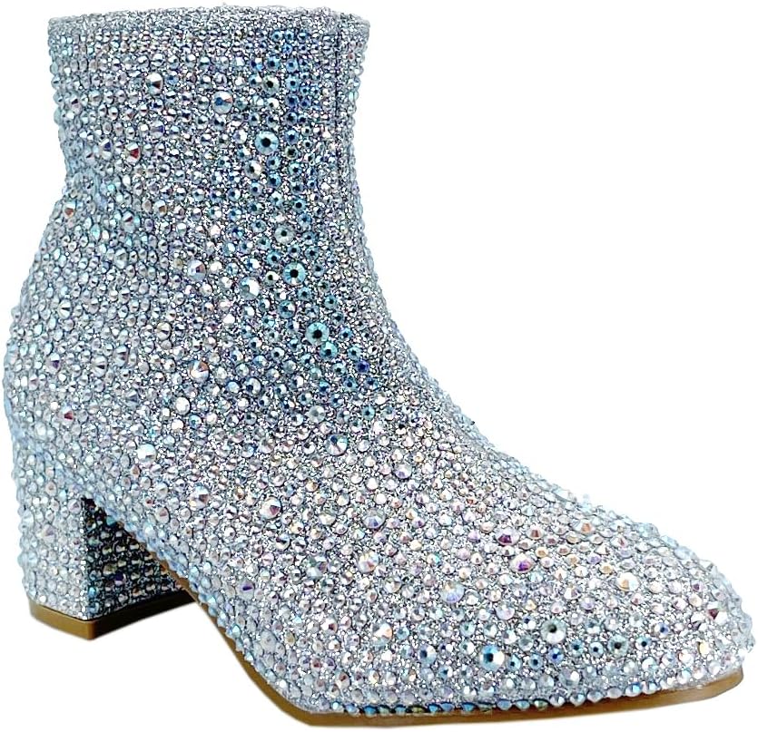 Ботильоны ABSOLEX для девочек с круглым носком, блестками, массивным низким каблуком, Silver
Ботильоны ABSOLEX для девочек с круглым носком, блестками, массивным низким каблуком, Silver