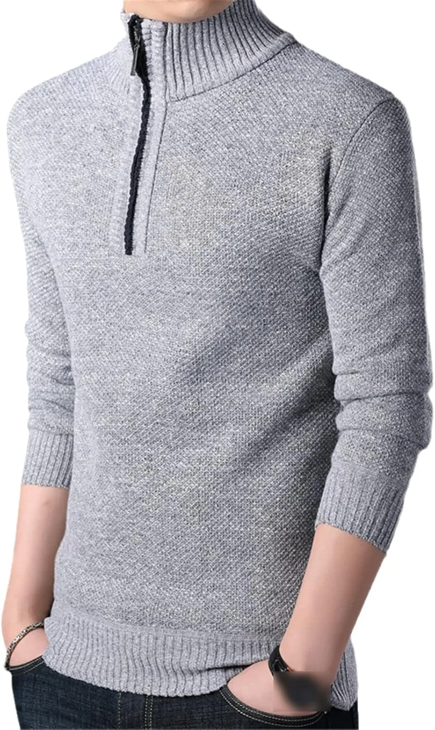 Мужской водолазный свитер Kelsiop, однотонный, Slim Fit, полузастежка
Мужской водолазный свитер Kelsiop, однотонный, Slim Fit, полузастежка